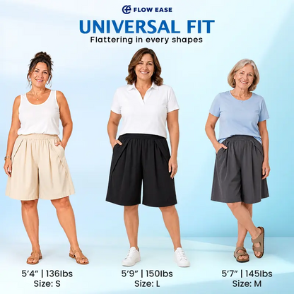 Flowease - Women’s Ice Silk Stretch Bermuda Shorts