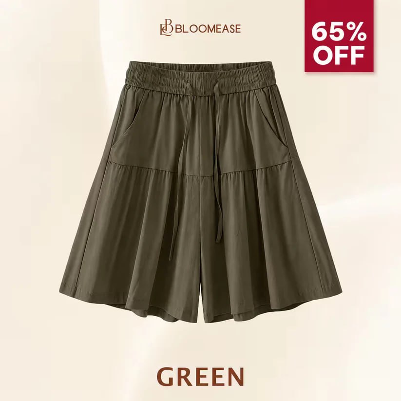 Bloomease - Lightweight Stretch Comfy Flowy Shorts Skort