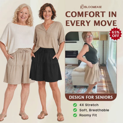 Bloomease - Women's Lightweight Stretch Comfy Flowy Skort