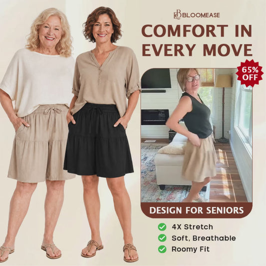 Bloomease - Women's Lightweight Stretch Comfy Flowy Skort - SUMMER SALEOFF 65%